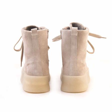 Rouge Kadın Hakiki Deri Kauçuk Taban Bej Süet Günlük Ayakkabı