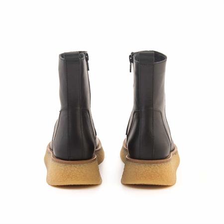 Rouge Kadın Hakiki Deri Kauçuk Taban Siyah Günlük Bot