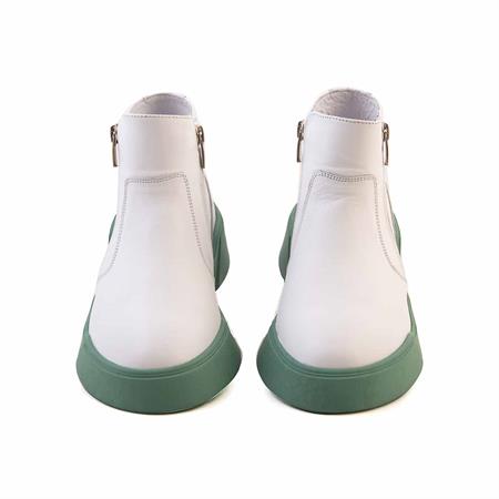 Rouge Kadın Hakiki Deri Termo Taban Beyaz Günlük Ayakkabı