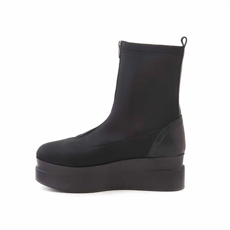 Rouge Kadın Hakiki Deri Poli Taban Siyah Scuba Günlük Bot