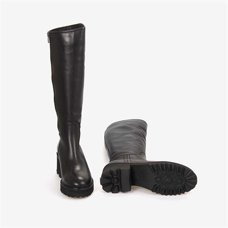 Rouge Kadın Hakiki Deri Siyah Günlük Çizme EVS5032