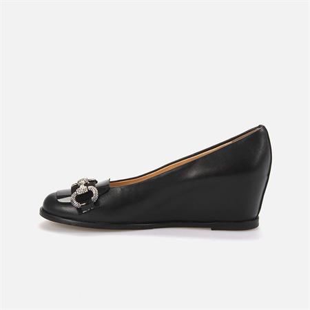 Rouge Kadın Hakiki Deri Tpu Taban Siyah Klasik Ayakkabı