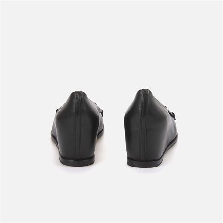 Rouge Kadın Hakiki Deri Tpu Taban Siyah Klasik Ayakkabı