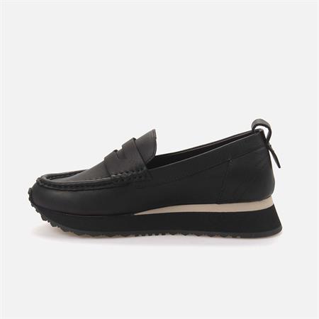 Rouge Kadın Hakiki Deri Siyah Loafer Konforlu Ayakkabı