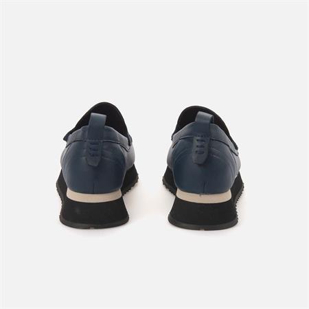 Rouge Kadın Hakiki Deri Lacivert Loafer Konforlu Ayakkabı