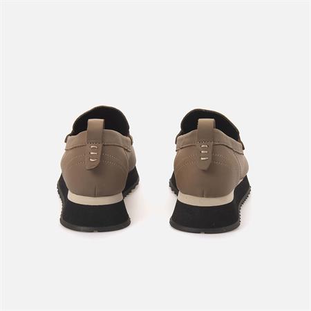 Rouge Kadın Hakiki Deri Toprak Loafer Konforlu Ayakkabı