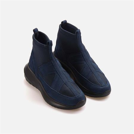 Rouge Kadın Hakiki Deri Lacivert Spor & Sneaker Bot 