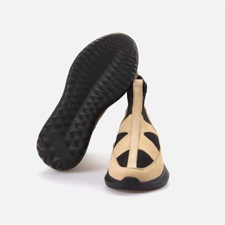 Rouge Kadın Hakiki Deri Bej Spor & Sneaker Bot 