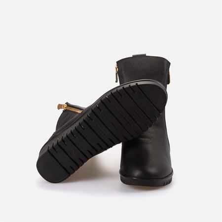 Rouge Kadın Hakiki Deri Siyah Günlük Bot