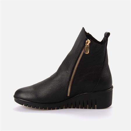 Rouge Kadın Hakiki Deri Siyah Günlük Bot