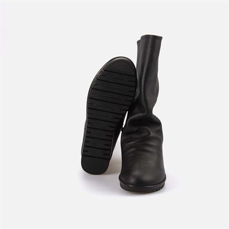 Rouge Kadın Hakiki Deri Siyah-Bej Günlük Bot