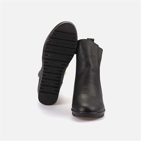 Rouge Kadın Hakiki Deri Siyah Günlük Bot