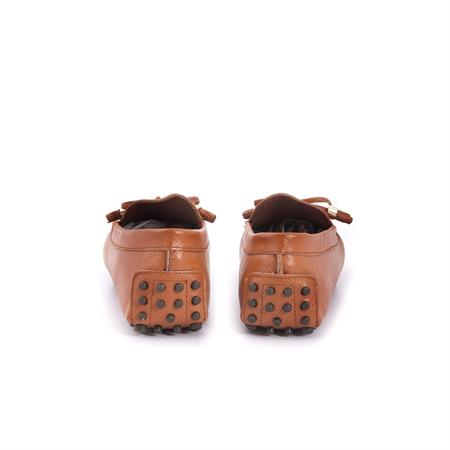 Rouge Kadın Hakiki Deri Kauçuk Taban Taba Loafer Konforlu Babet