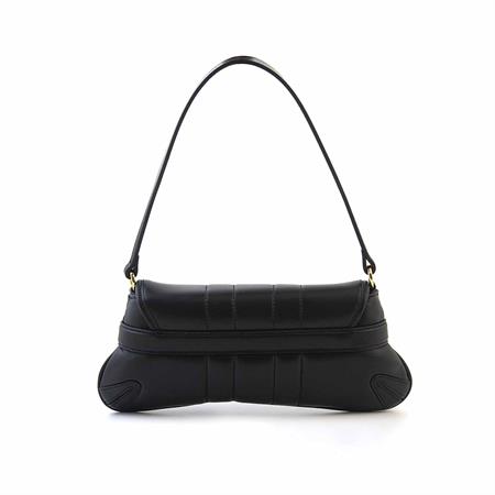 Rouge Kadın Hakiki Deri Siyah Omuz Çantası 