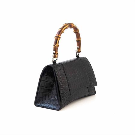 Rouge Kadın Hakiki Deri Siyah Omuz Çantası 