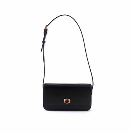 Rouge Kadın Hakiki Deri Siyah Omuz Çantası 