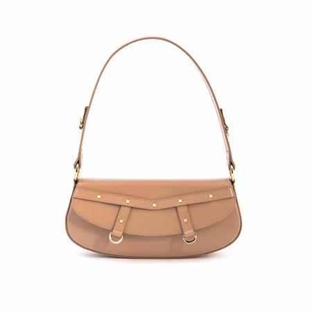 Rouge Kadın Hakiki Deri Pudra Omuz Çantası 
