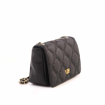 Rouge Kadın Hakiki Deri Siyah Omuz Çantası 