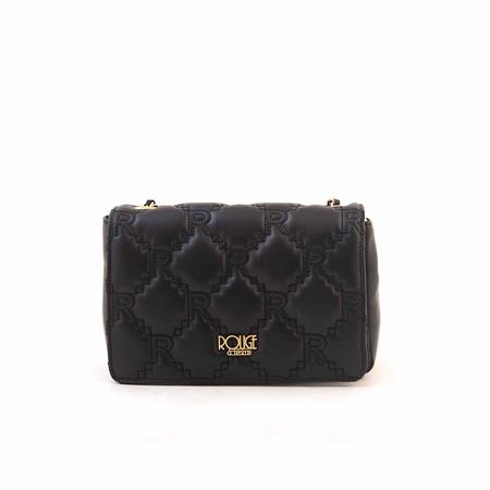 Rouge Kadın Hakiki Deri Siyah Omuz Çantası 