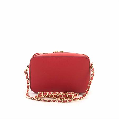 Rouge Kadın Hakiki Deri Kırmızı Omuz Çantası 