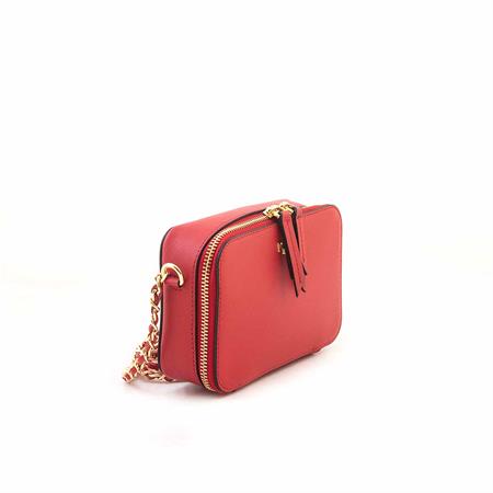 Rouge Kadın Hakiki Deri Kırmızı Omuz Çantası 