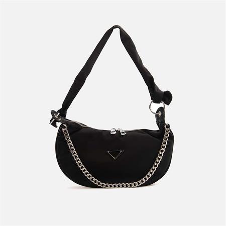 Rouge Kadın Vegan Siyah Omuz Çantası 