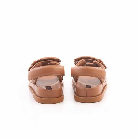 Rouge Kadın Hakiki Deri Kauçuk Taban Taba Sandalet Ayakkabı