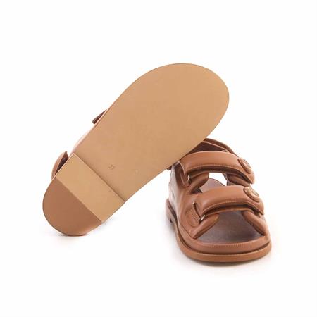 Rouge Kadın Hakiki Deri Kauçuk Taban Taba Sandalet Ayakkabı