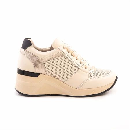 Rouge Kadın Hakiki Deri Poli Taban Bej Spor & Sneaker Ayakkabı