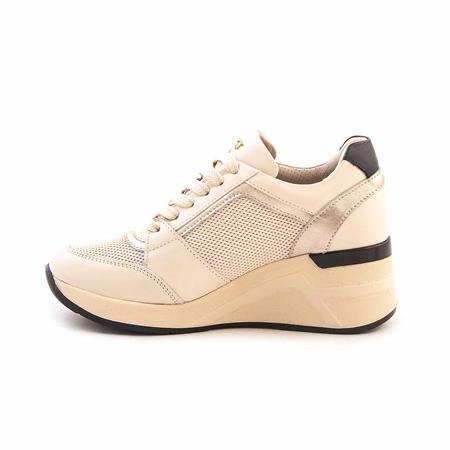 Rouge Kadın Hakiki Deri Poli Taban Bej Spor & Sneaker Ayakkabı