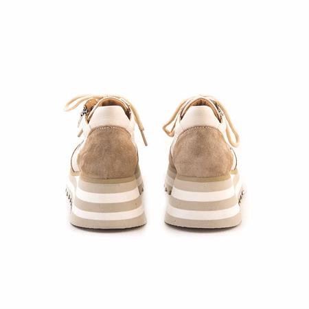 Rouge Kadın Hakiki Deri Eva Taban Bej Spor & Sneaker Ayakkabı