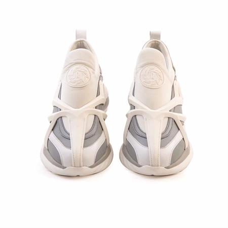 Rouge Kadın Strech Termo Taban Beyaz-Gri Spor & Sneaker Ayakkabı