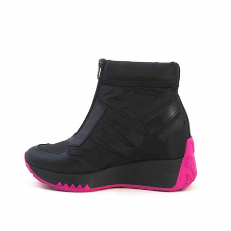 Rouge Kadın Strech Termo Taban Siyah-Pembe Spor & Sneaker Ayakkabı