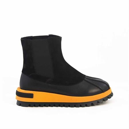 Rouge Kadın Strech Termo Taban Siyah Spor & Sneaker Ayakkabı