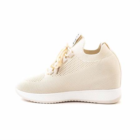 Rouge Kadın Vegan Kauçuk Taban Bej Spor & Sneaker Ayakkabı