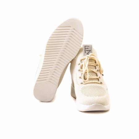 Rouge Kadın Vegan Kauçuk Taban Bej Spor & Sneaker Ayakkabı