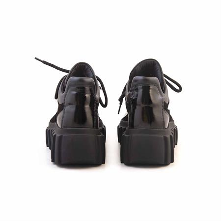 Rouge Kadın Hakiki Deri Termo Taban Siyah Süet Spor & Sneaker Ayakkabı