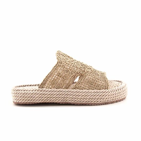 Rouge Kadın Tekstil Eva Taban Bej Terlik Terlik