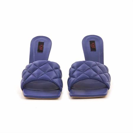 Rouge Kadın Rugan Deri Neolit Taban Mor Terlik Terlik