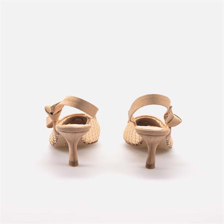 Rouge Kadın Hakiki Deri Microlight Taban Ten Topuklu Ayakkabı