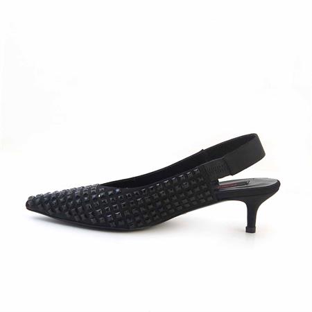 Rouge Kadın Hakiki Deri Microlight Taban Siyah Topuklu Ayakkabı