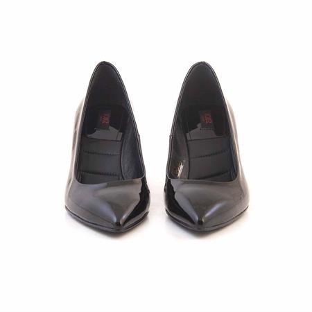 Rouge Kadın Rugan Deri Tpu Taban Siyah Topuklu Ayakkabı