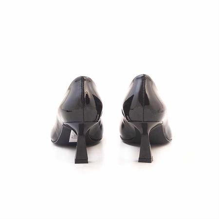 Rouge Kadın Rugan Deri Tpu Taban Siyah Topuklu Ayakkabı