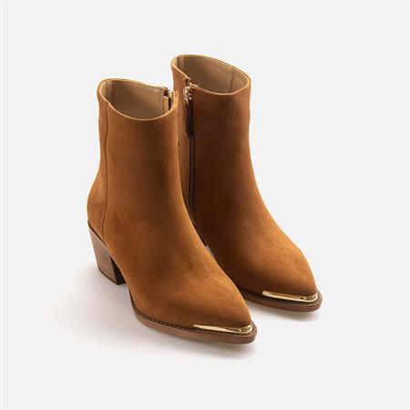 Rouge Kadın Hakiki Deri Kauçuk Taban Taba Süet Günlük Bot