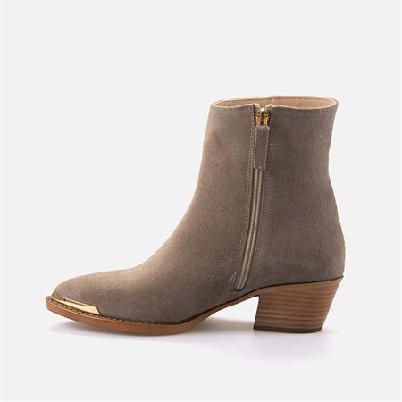 Rouge Kadın Hakiki Deri Kauçuk Taban Vizon Süet Günlük Bot