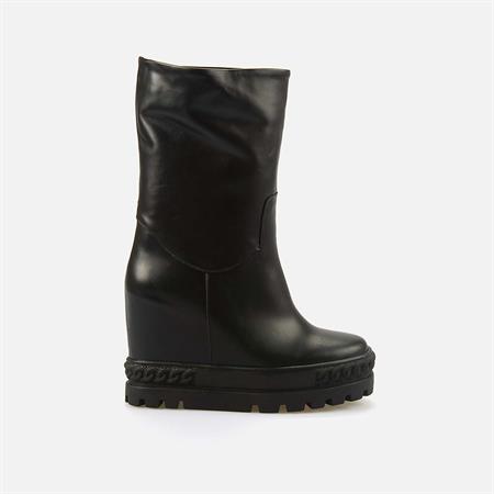 Rouge Kadın Hakiki Deri Kauçuk Taban Siyah Günlük Çizme