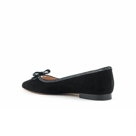 Rouge Kadın Hakiki Deri Neolit Taban Siyah Babet 