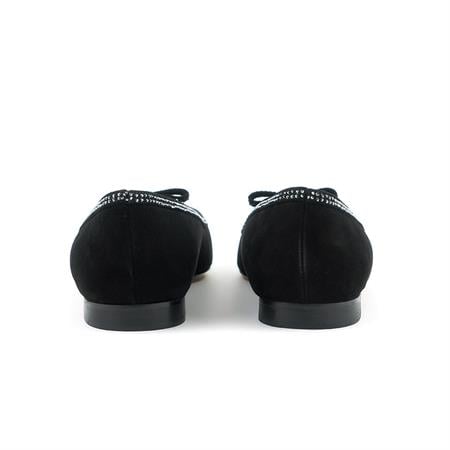 Rouge Kadın Hakiki Deri Neolit Taban Siyah Babet 