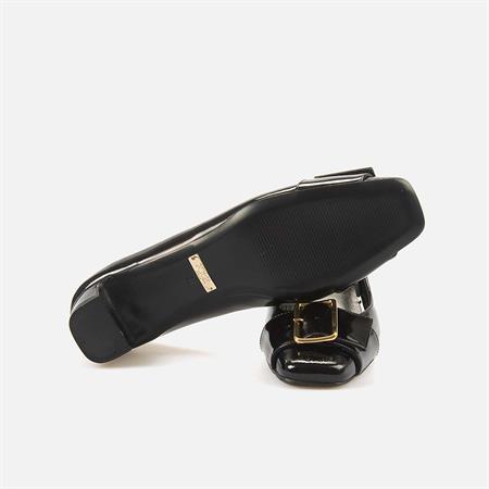 Rouge Kadın Rugan Enjeksiyon Kösele Taban Siyah Gece & Abiye Ayakkabı