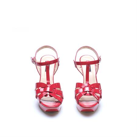 Rouge Kadın Rugan Deri Neolit Taban Kırmızı Parlak Gece & Abiye Ayakkabı